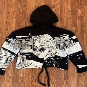 Zara Ana Mushell print hoody size S